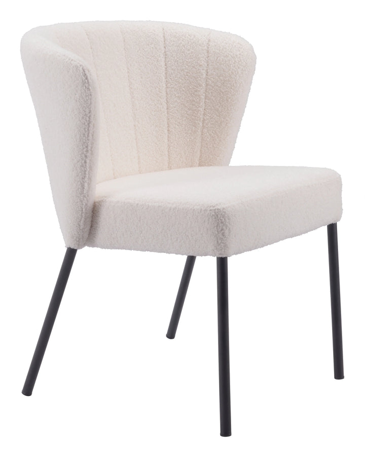 Aimee Dining Chair (Set of 2) Cream - AmericanHomeFurniture
