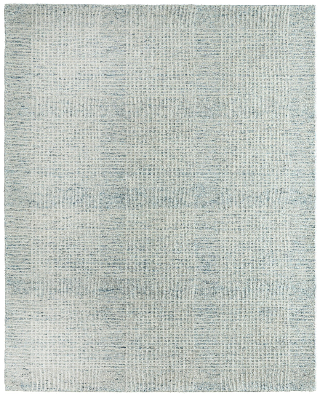 Rectangle/5' x 8'/Blue/Ivory