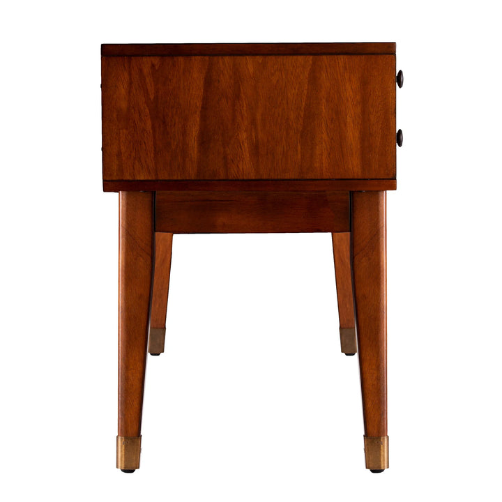 Rhoda Upholstered Bench with Storage - AmericanHomeFurniture