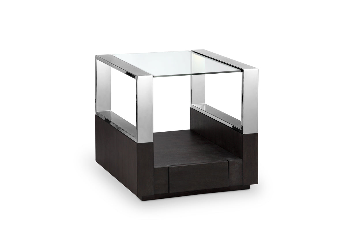 Revere Graphite Rectangular End Table - T4562-03