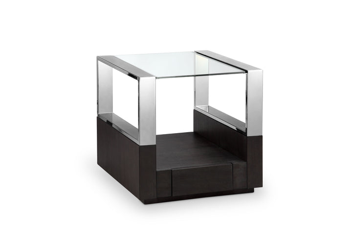 Revere Graphite Rectangular End Table - T4562-03