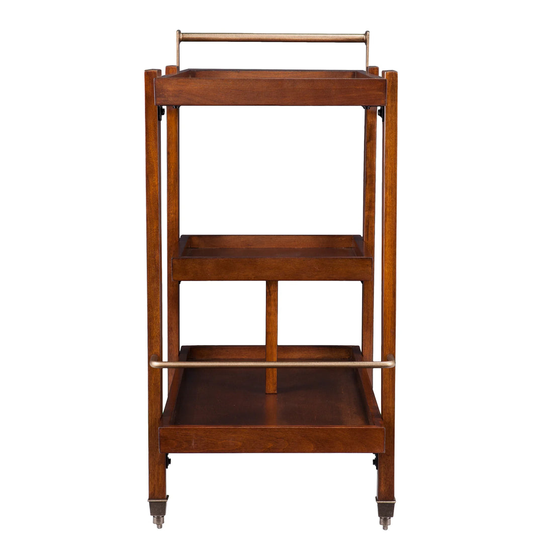 Holly & Martin Zhori Midcentury Modern Bar Cart - AmericanHomeFurniture