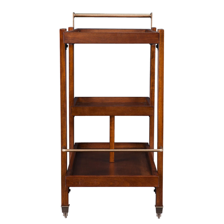 Holly & Martin Zhori Midcentury Modern Bar Cart - AmericanHomeFurniture