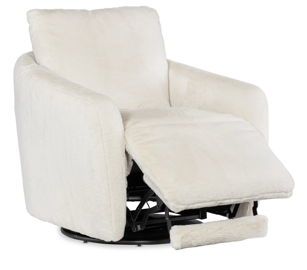 American Home Furniture Hooker Furniture Bonnie Swivel Chair with Power Footrest