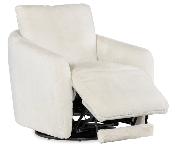 American Home Furniture Hooker Furniture Bonnie Swivel Chair with Power Footrest