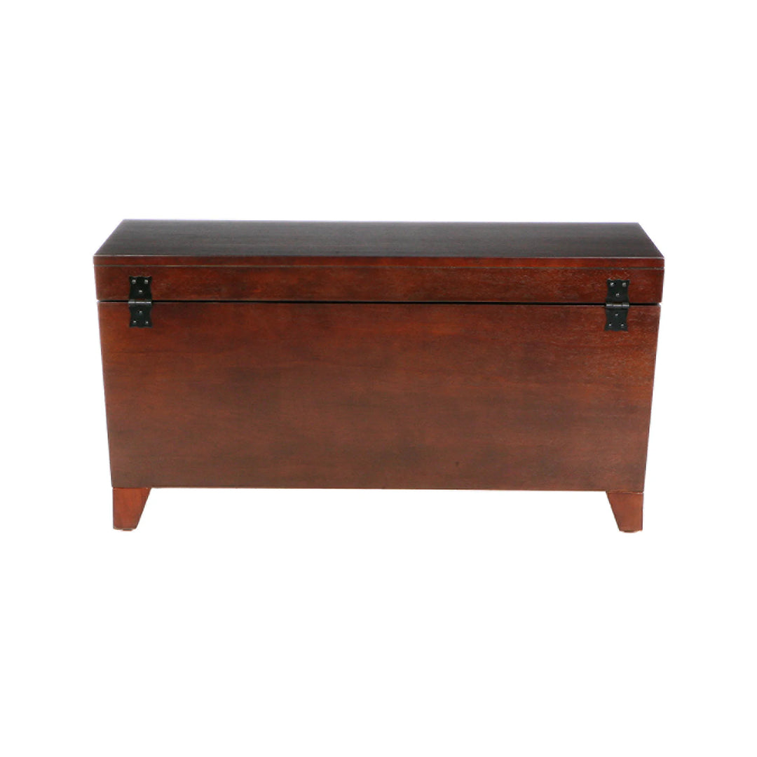 Pyramid Trunk Cocktail Table - Espresso - AmericanHomeFurniture