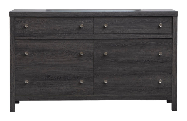 Merrifield Raisin Black Double Drawer Dresser - B6308-22