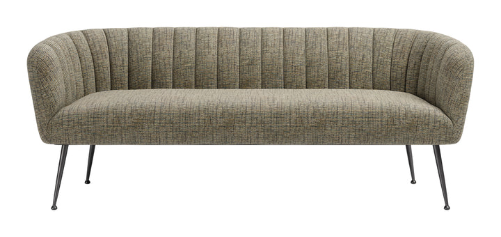 Deco Sofa Green Tweed