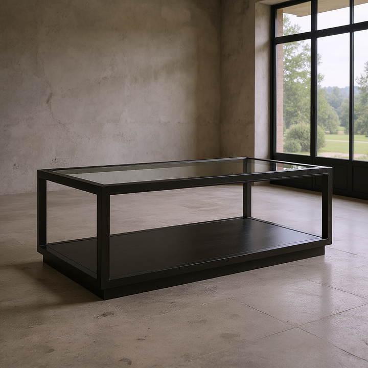 Glaze Rec Cktl Table-Onyx