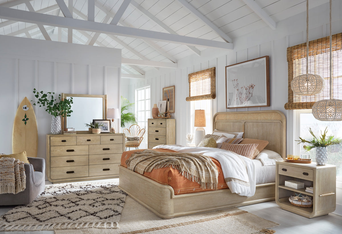 Sunset Cove Sanibel Brown California King Panel Bed - B5783-74