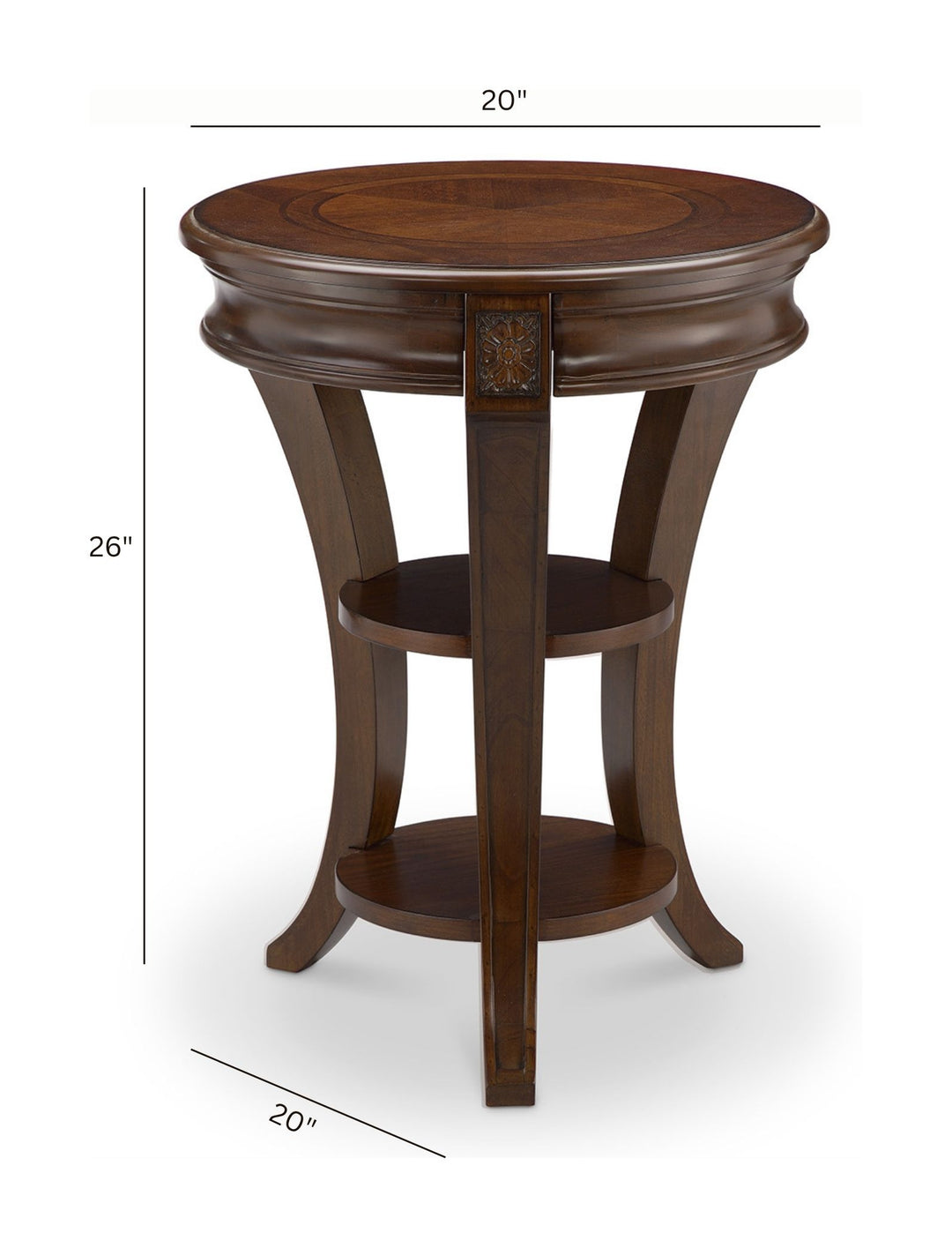 Winslet Cherry Round Accent Table - T4115-35