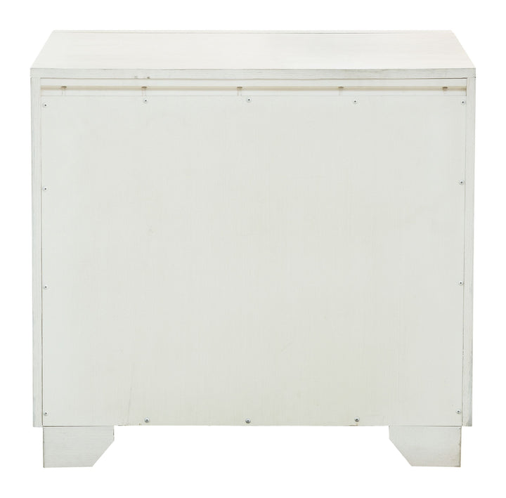 Camila Creamy White 2 Drawer Nightstand - P269140S