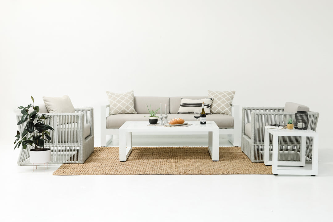 Miami Club Chair in Dupione Celeste w/ Self Welt