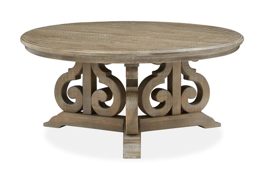 Tinley Park Dove Tail Grey Round Cocktail Table - T4646-45