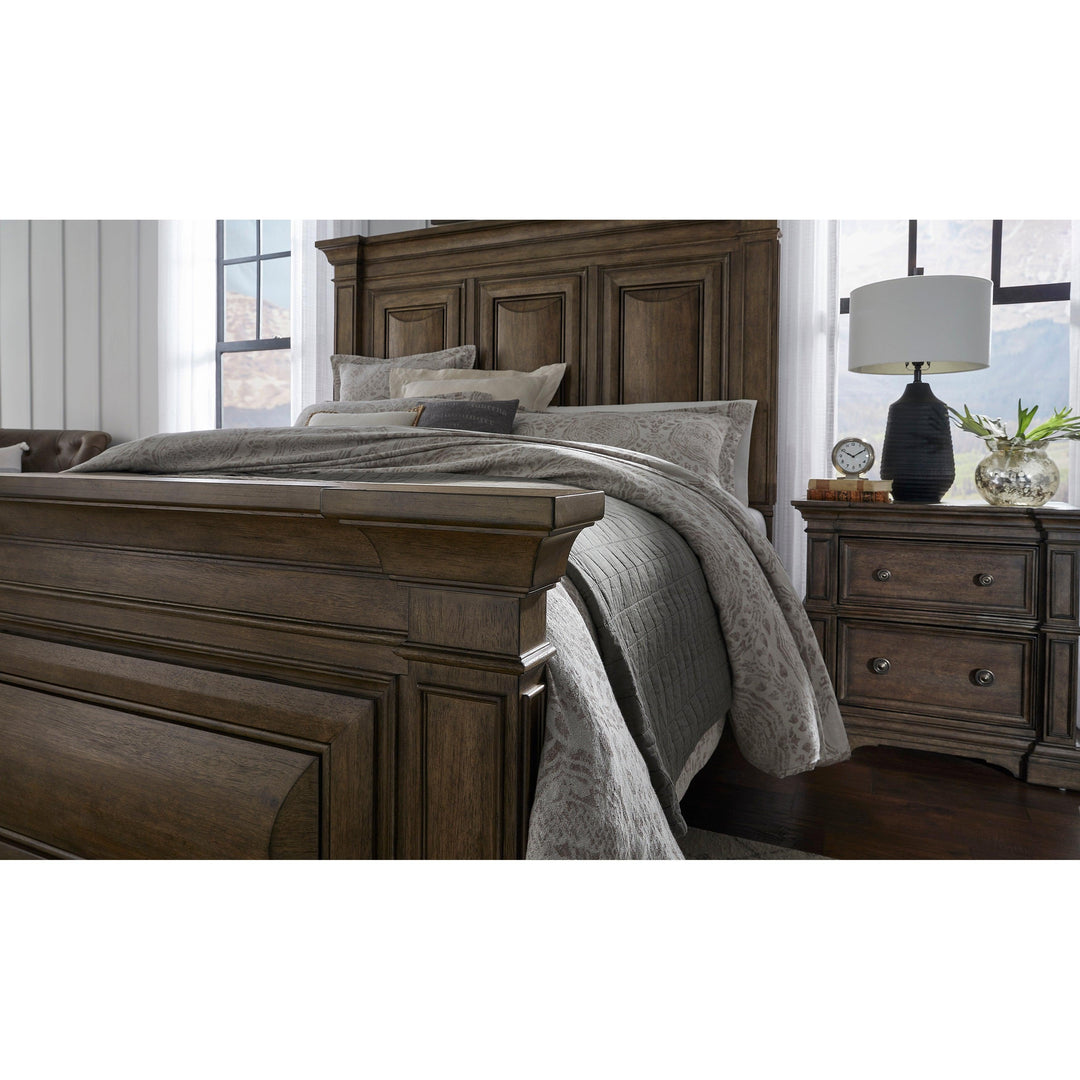 Woodbury Two Drawer Nightstand with USB - AmericanHomeFurniture