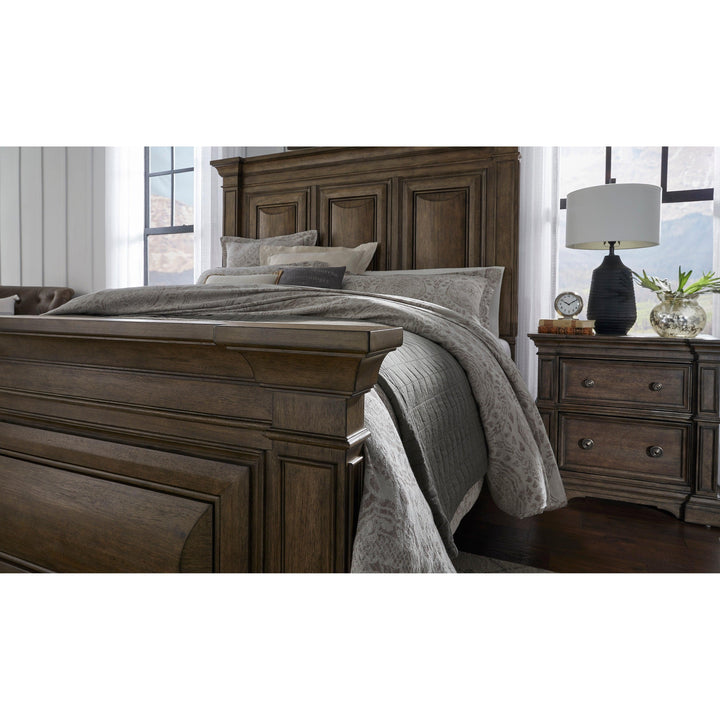Woodbury Two Drawer Nightstand with USB - AmericanHomeFurniture