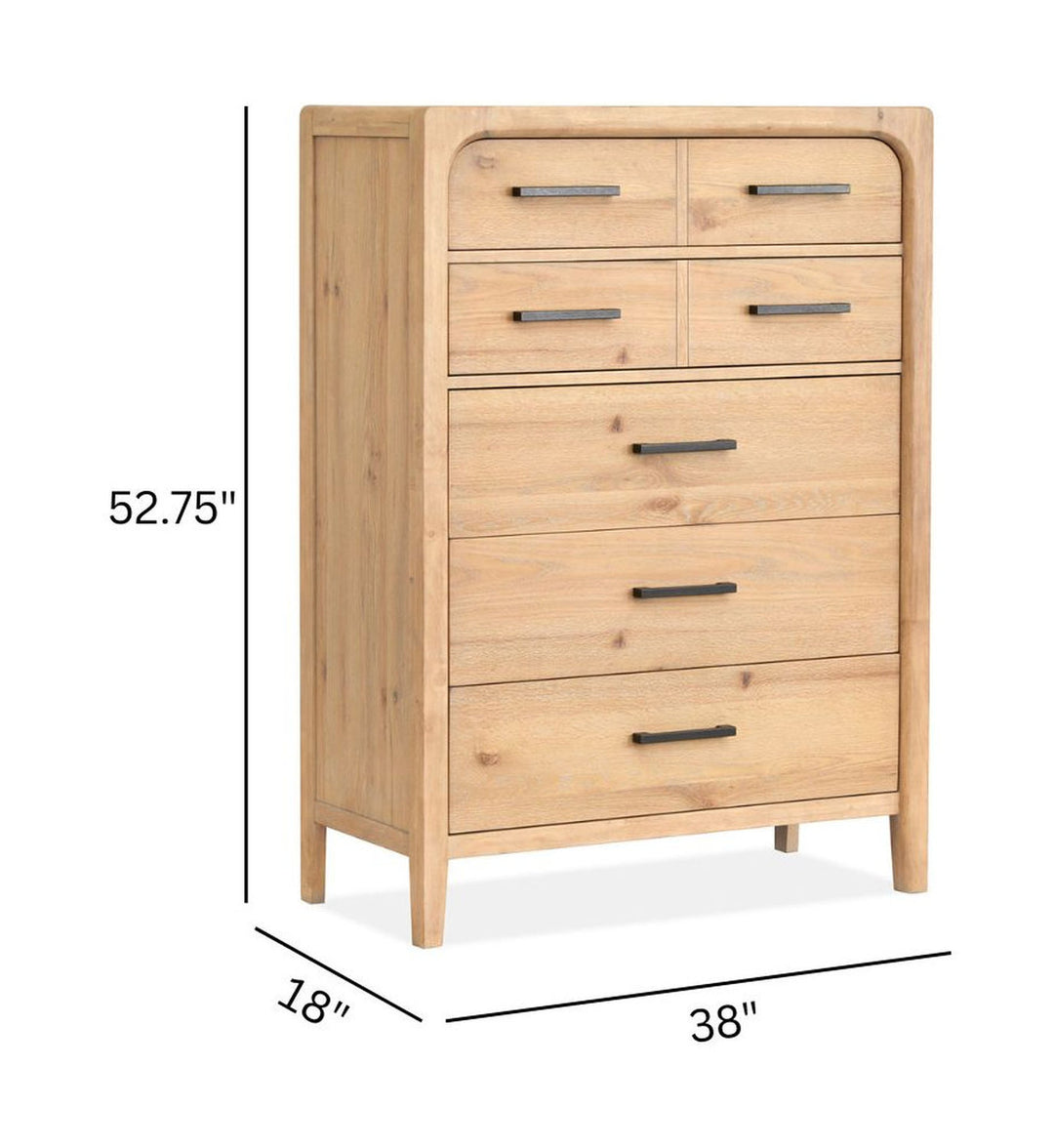 Somerset Butternut Drawer Chest - B5684-10