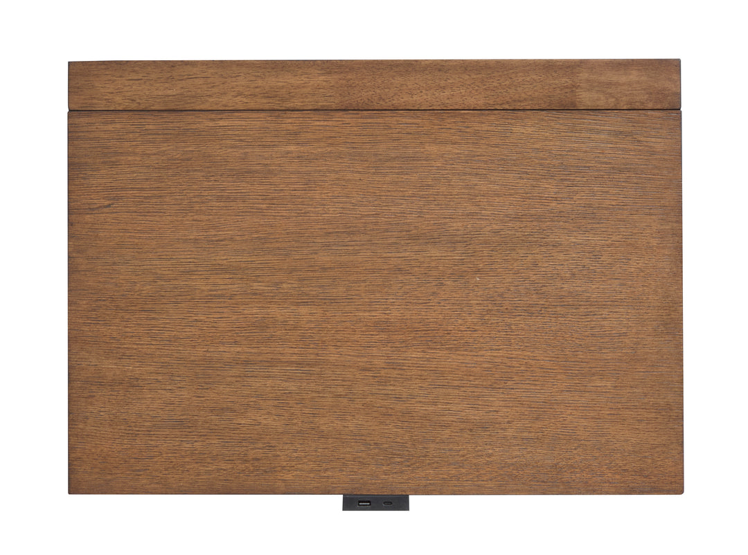 Callisto Bourbon Brown Drawer Nightstand - B6396-01