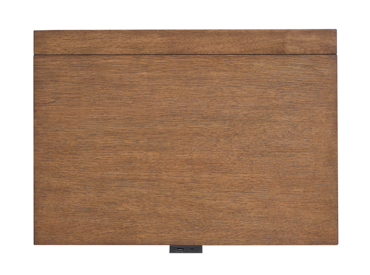 Callisto Bourbon Brown Drawer Nightstand - B6396-01