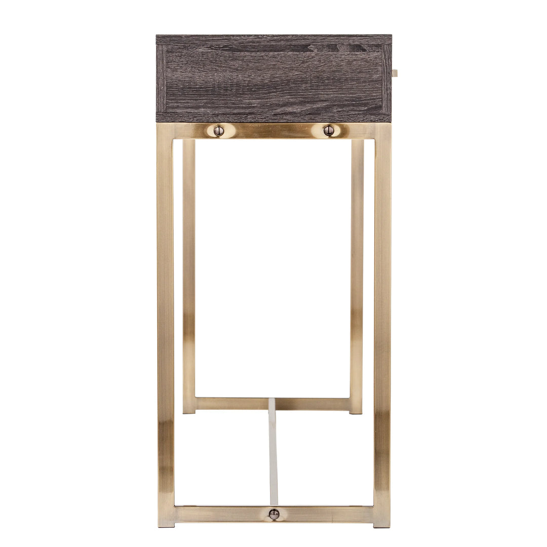 Akmonton Long Console Table w/ Storage - AmericanHomeFurniture