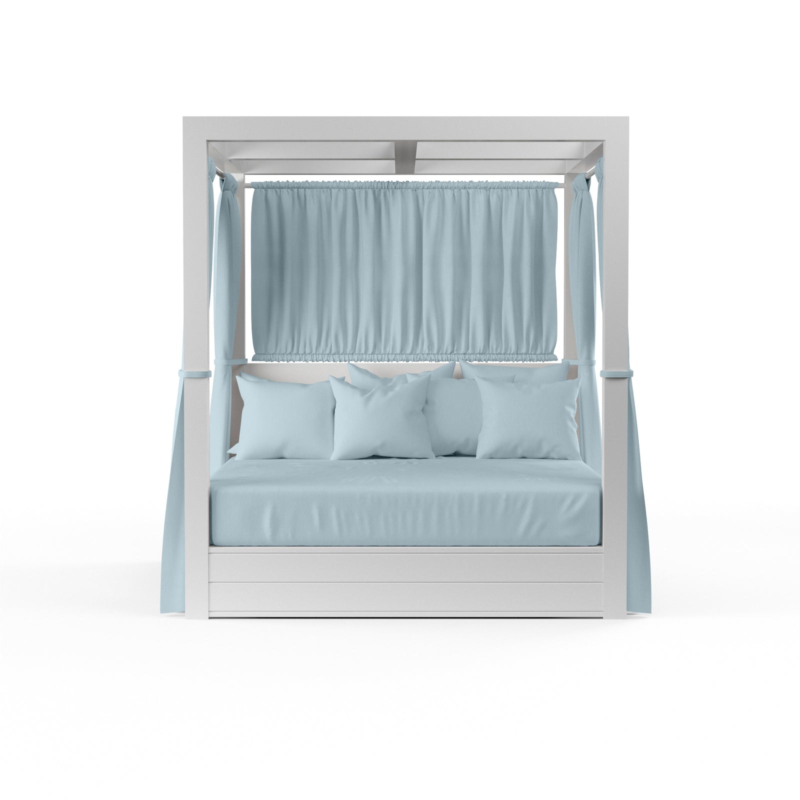 Newport Resort King Daybed in Canvas Skyline, No Welt