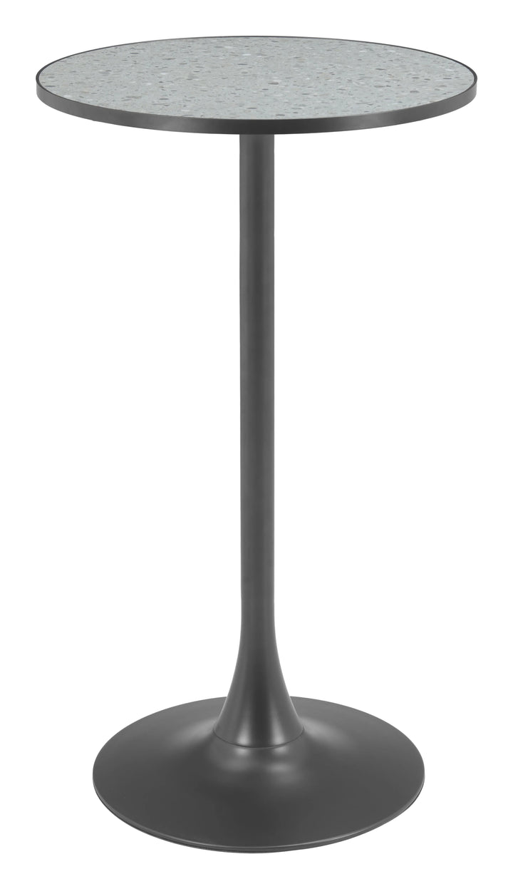 Bite Bar Table Gray & Black - AmericanHomeFurniture