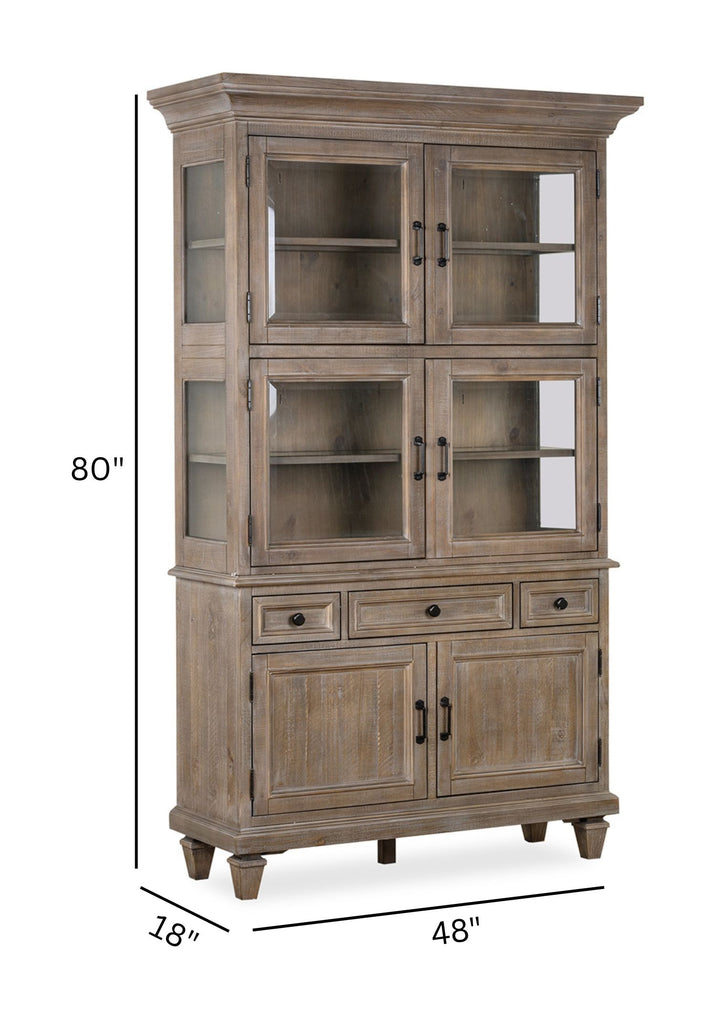 Lancaster Dovetail Grey Dining Cabinet - D4352-01