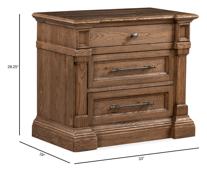 Gallant Grove Brown Drawer Nightstand - BP444-140