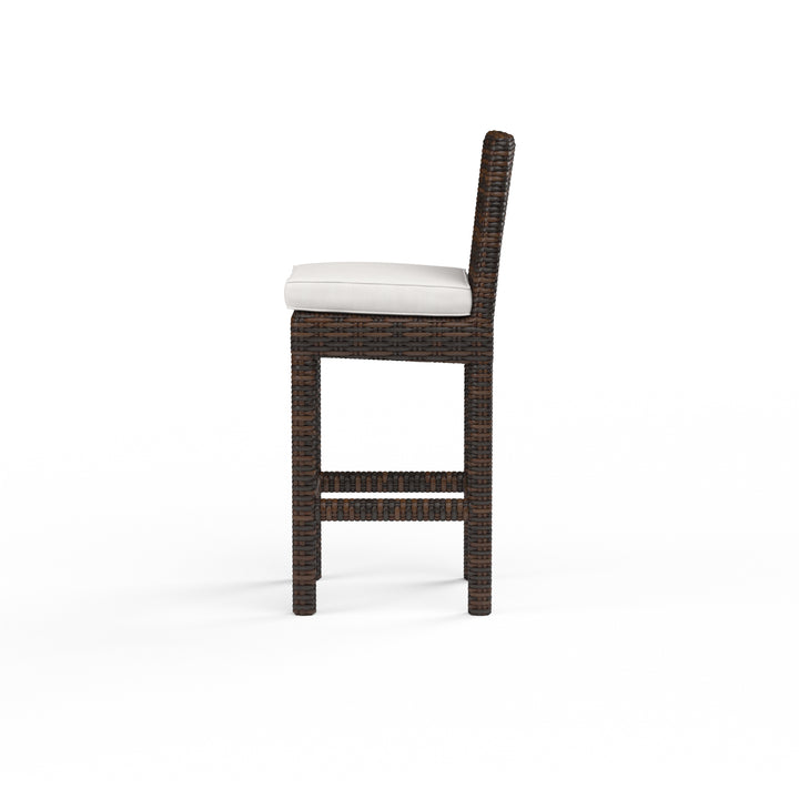 American Home Furniture | Sunset West - Montecito Barstool in Canvas Flax w/ Self Welt