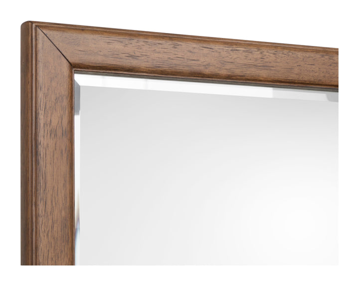 Ridgefield Russet Double Drawer Dresser With Landscape Mirror - B6436-2240