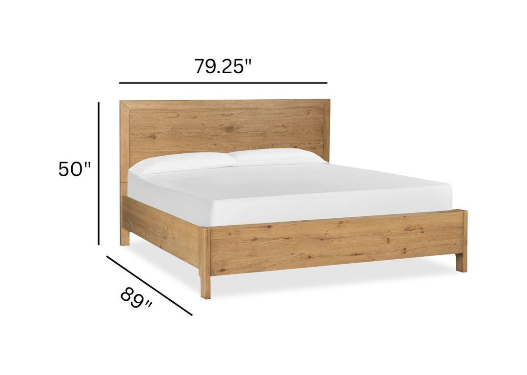 Davenport Rustic Caramel Panel Bed