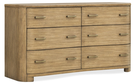 Leeza Brown Double Drawer Dresser - BP432-100