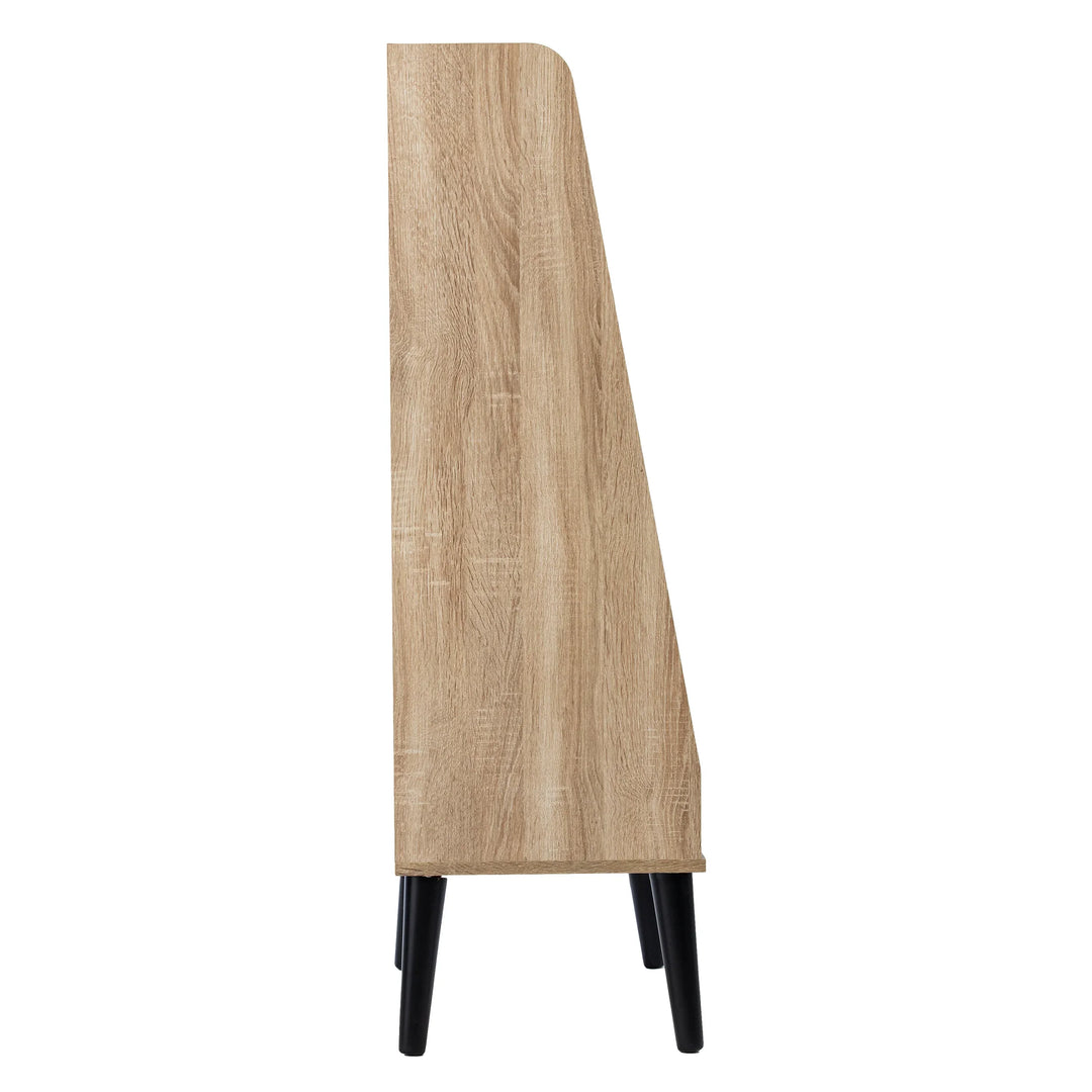 Berritza Midcentury Modern Bookshelf - Natural - AmericanHomeFurniture