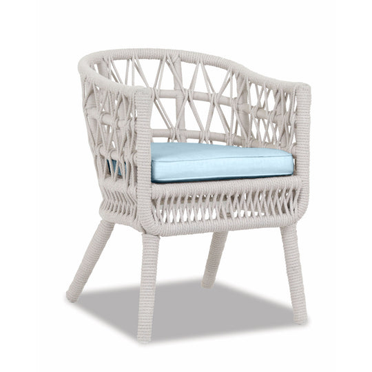 Dana Rope Dining Chair in Canvas Skyline w/ Self Welt