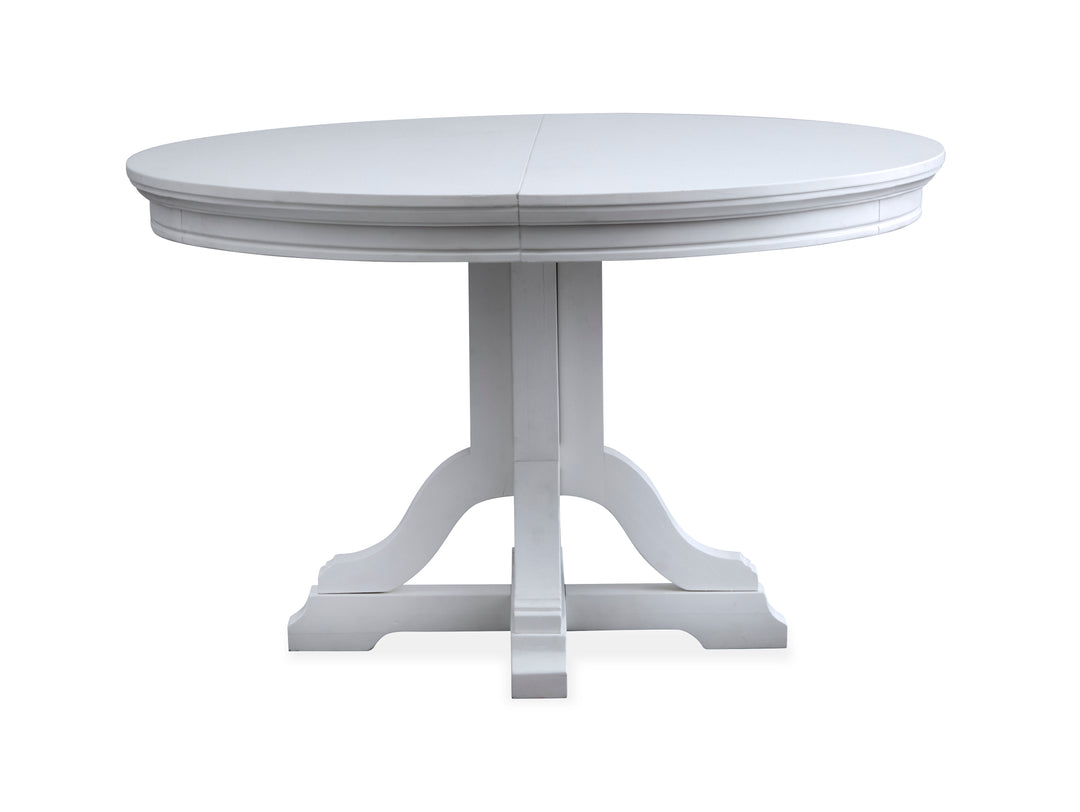Charleston Harbor Gray Grey Extendable 48" Round Dining Table - D5611-22GY
