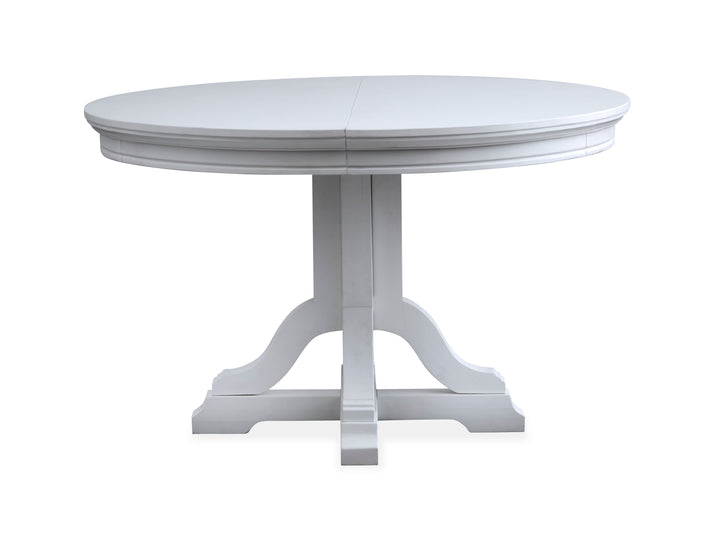 Charleston Harbor Gray Grey Extendable 48" Round Dining Table - D5611-22GY