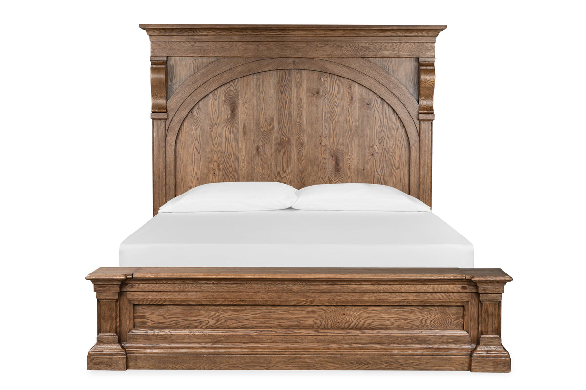 Gallant Grove Brown Queen Panel Storage Bed - BP444-174QN