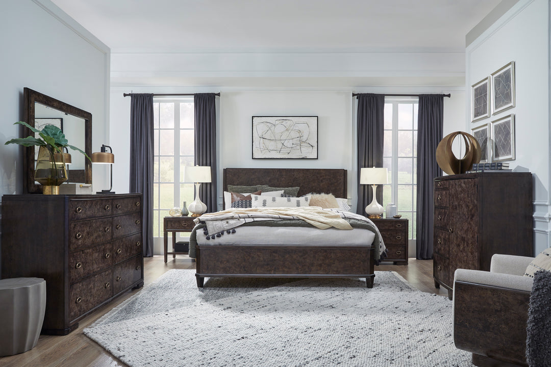 Rowan Espresso King Panel Bed - B5769-64