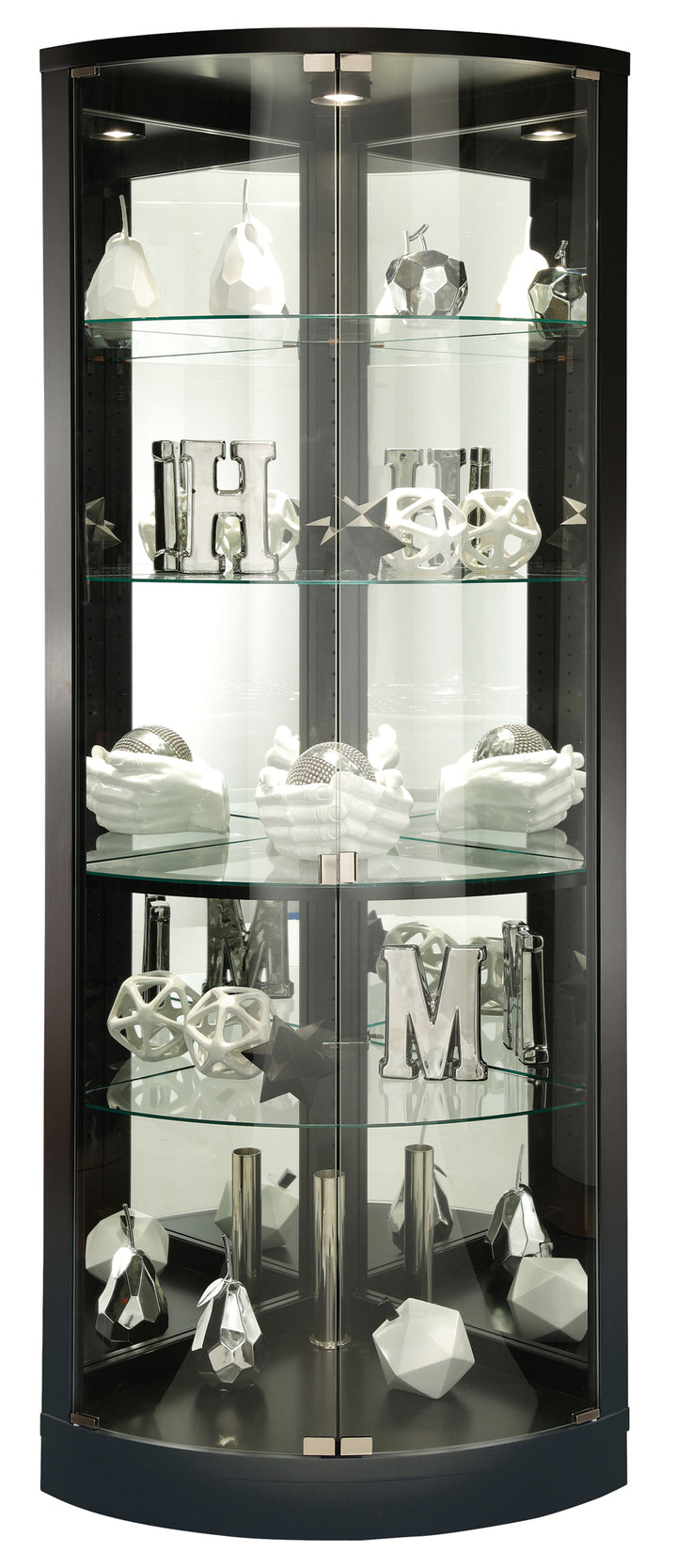 American Home Furniture | Howard Miller - Jaime Corner Curio Cabinet