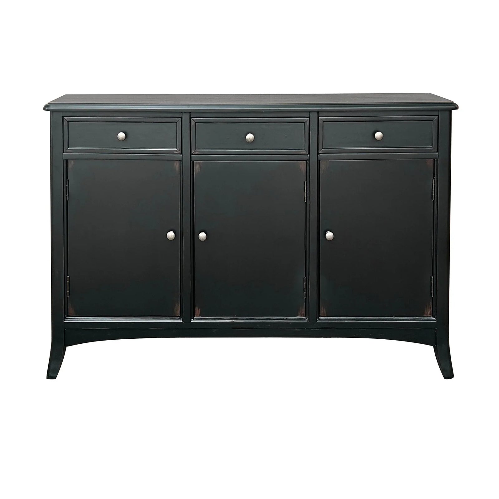 Crestview Collection Vincent Three-Drawer Sideboard SIDEBOARDS + CREDENZAS