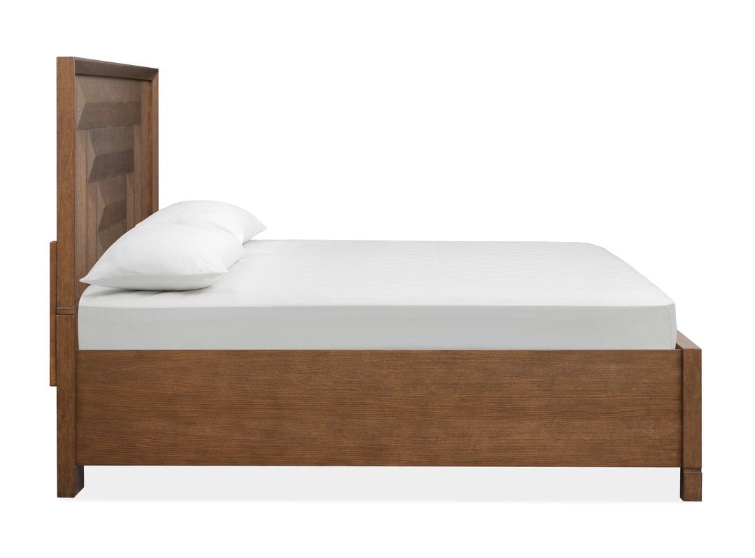 Callisto Bourbon Brown King Panel Storage Bed - B6396-64A