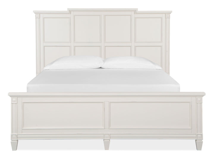 Willowbrook Egg Shell White California King Panel Bed - B5324-74