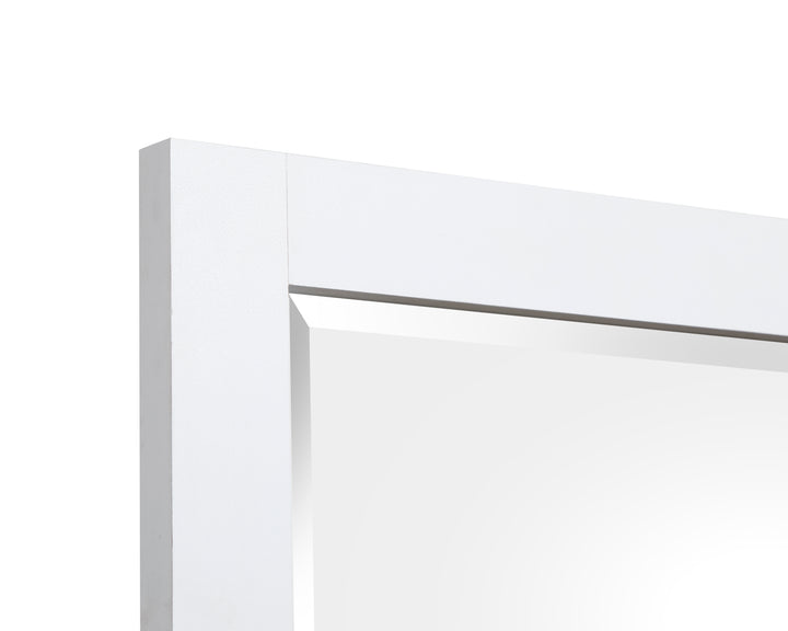 Windmill Harbour White Whisp And Sand Double Drawer Dresser With Portrait Mirror - B6313-2242