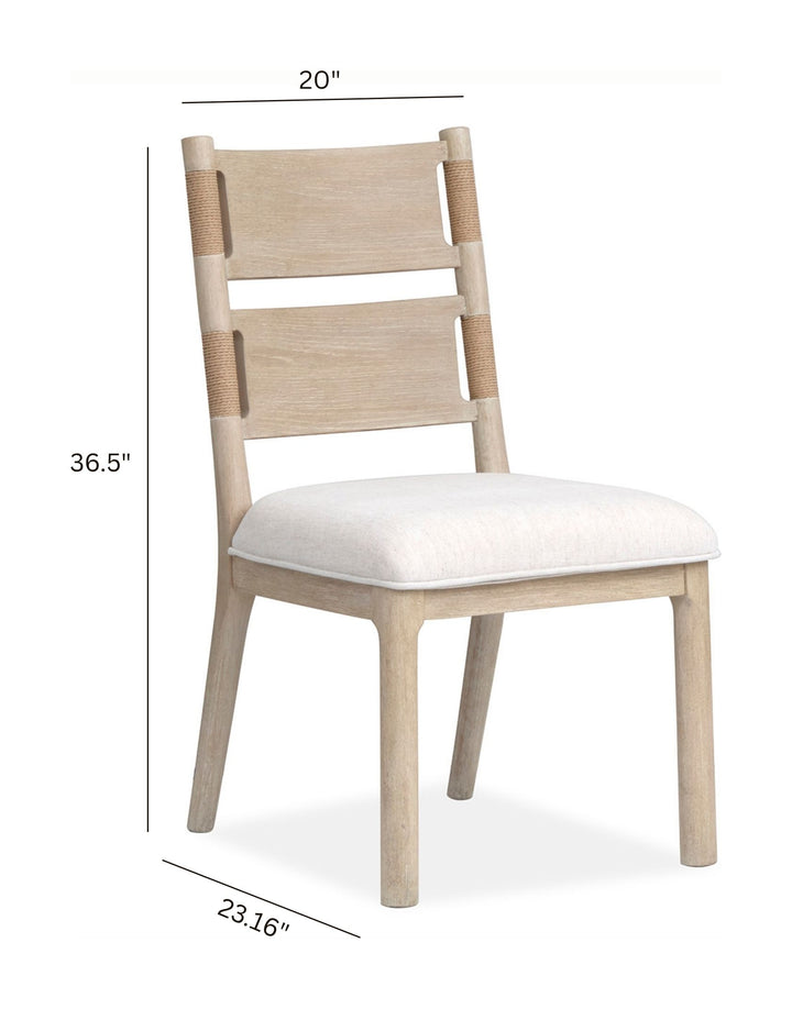 Sunset Cove Sanibel Brown Side Chair - Set of 2 - D5783-62