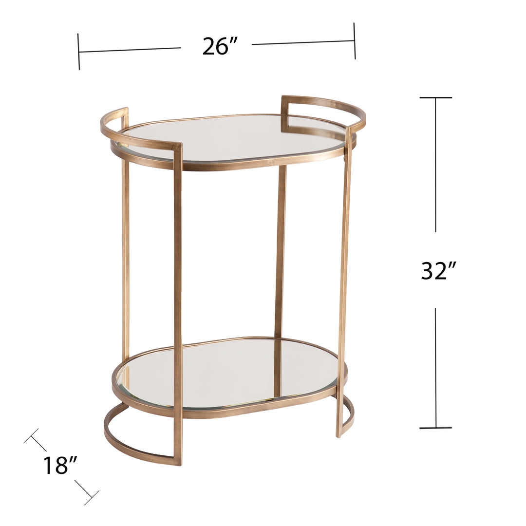 American Home Furniture | SEI Furniture - Gardner Small Space Bar Table