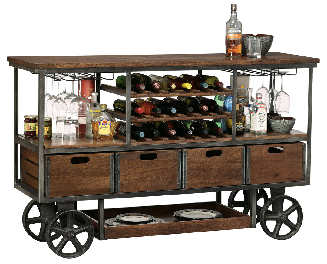 American Home Furniture | Howard Miller - Budge Wine and Bar Cart