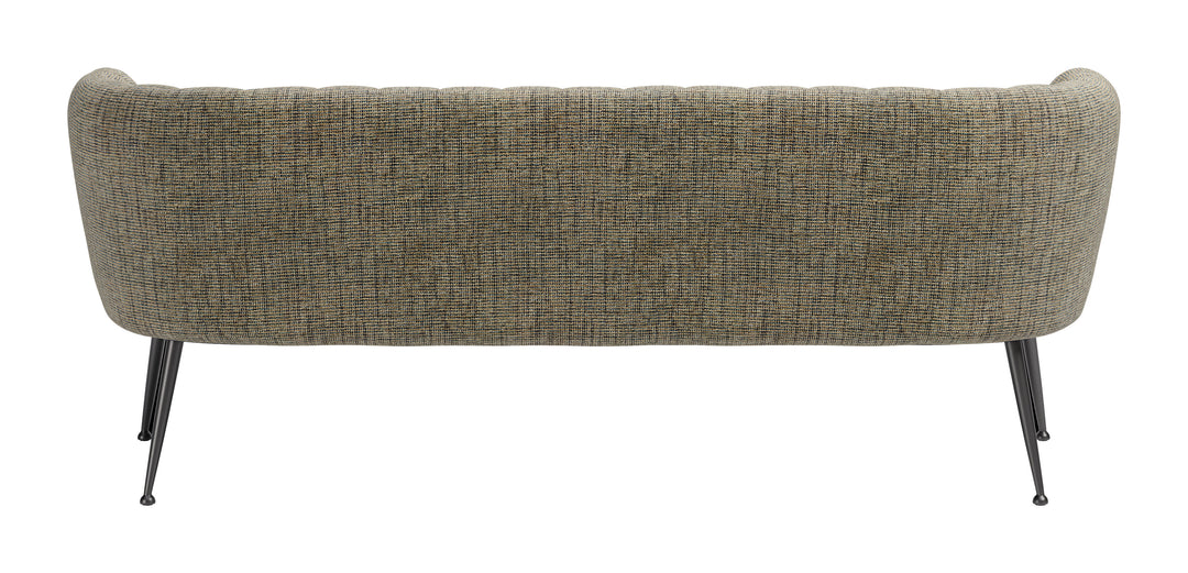 Deco Sofa Green Tweed