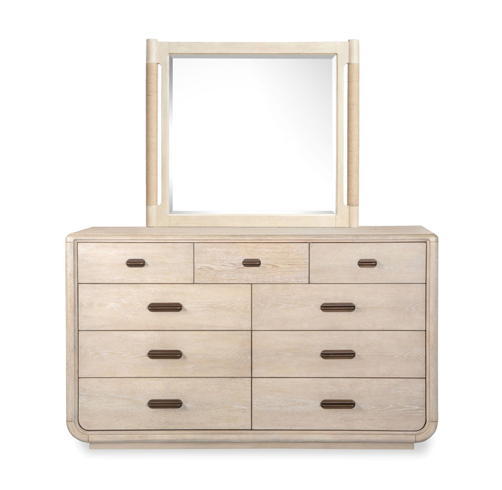 Sunset Cove Sanibel Brown Drawer Dresser With Landscape Mirror - B5783-2140