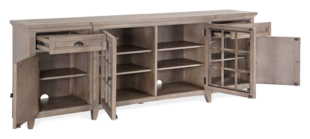 Paxton Place Dovetail Grey 90" Console - E4805-09