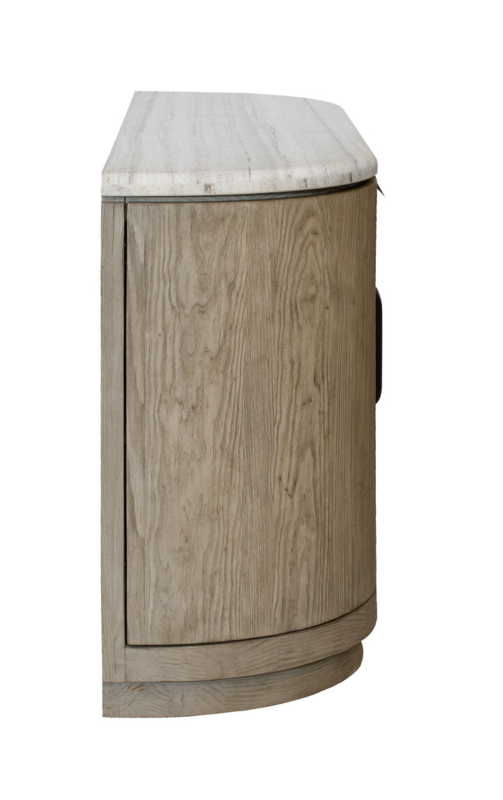 Braelyn Dorian Grey Stone Top Buffet - D5874-14